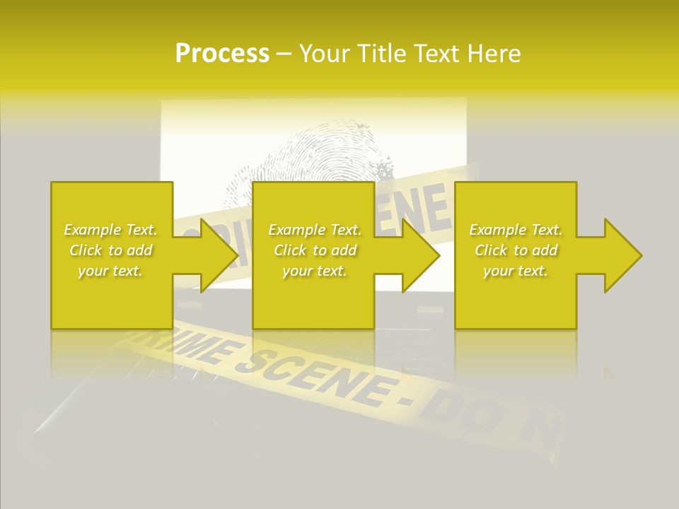 Password Information Fingerprint PowerPoint Template