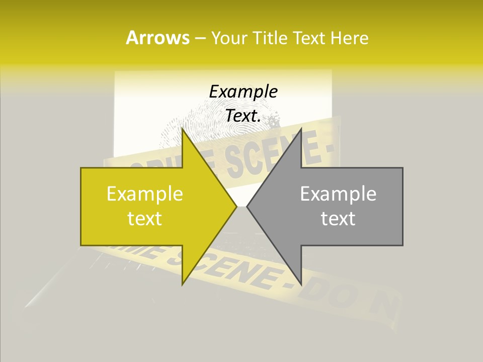 Password Information Fingerprint PowerPoint Template