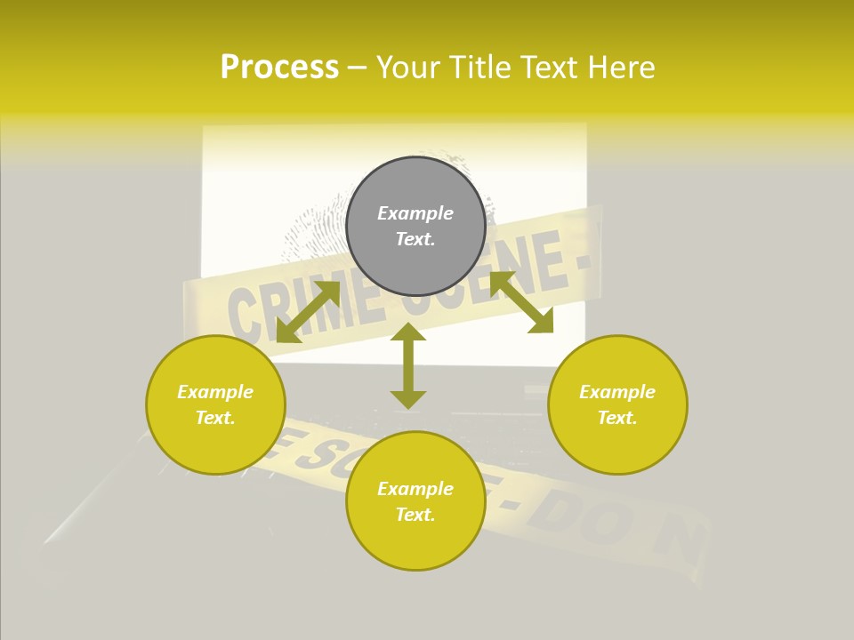 Password Information Fingerprint PowerPoint Template