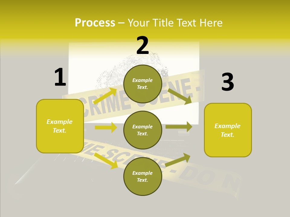 Password Information Fingerprint PowerPoint Template