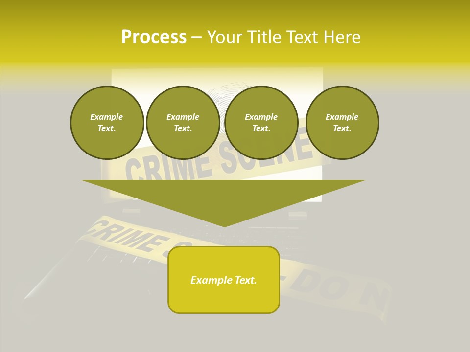 Password Information Fingerprint PowerPoint Template