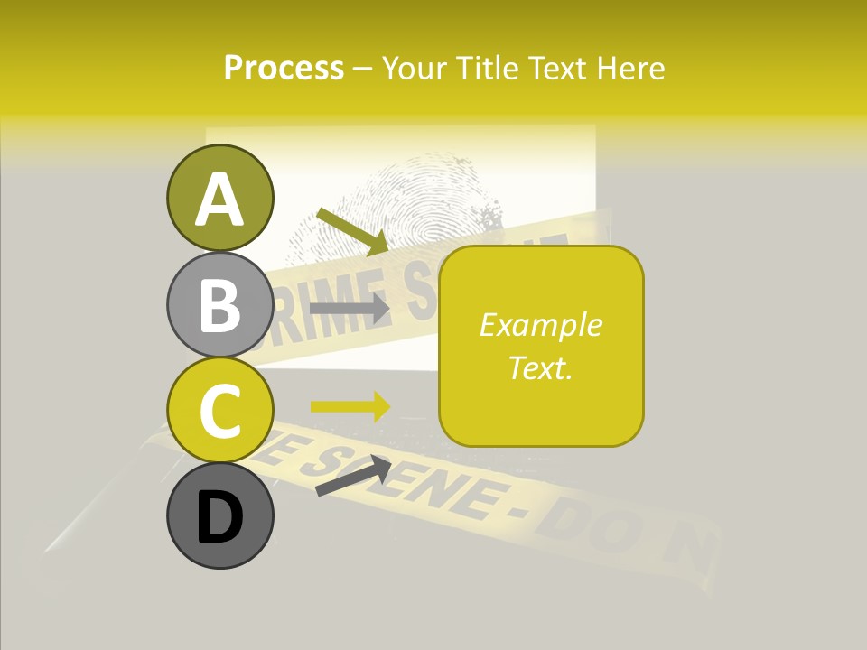 Password Information Fingerprint PowerPoint Template