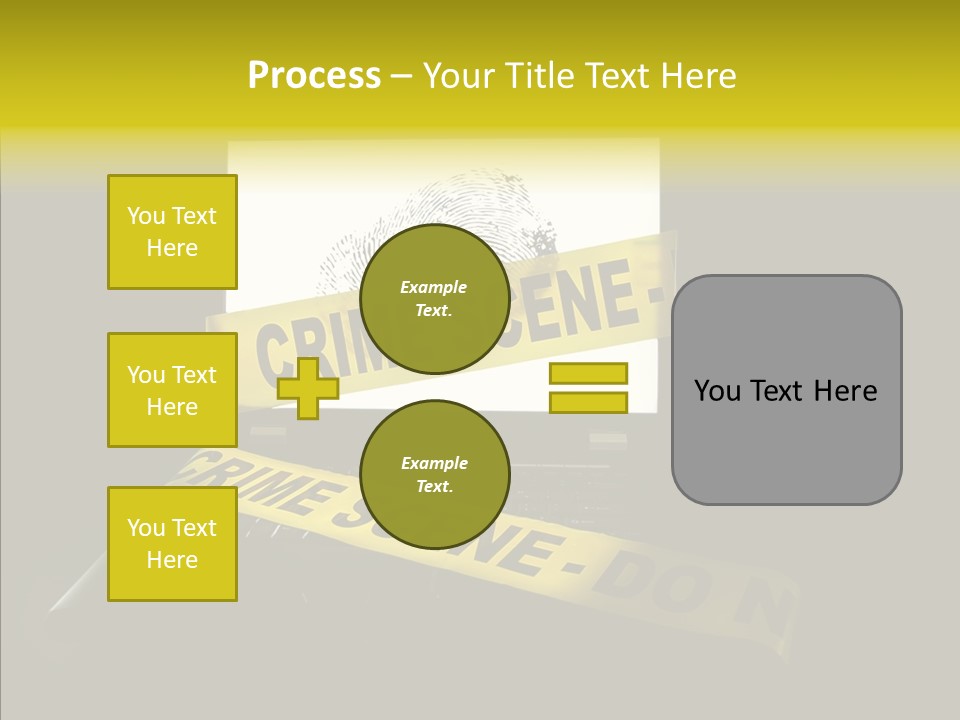 Password Information Fingerprint PowerPoint Template