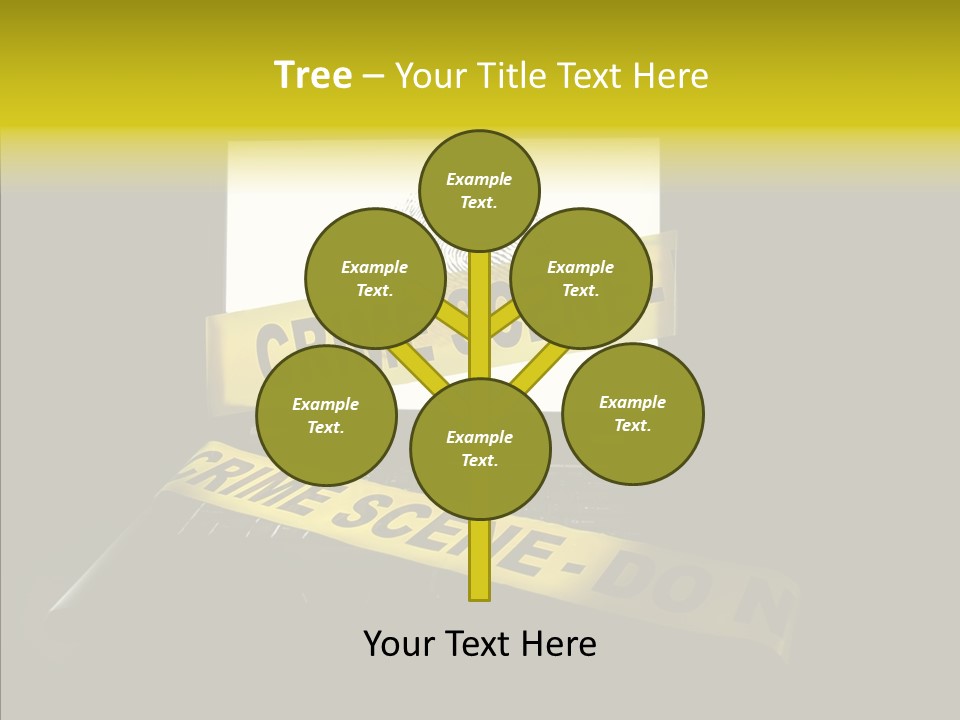 Password Information Fingerprint PowerPoint Template