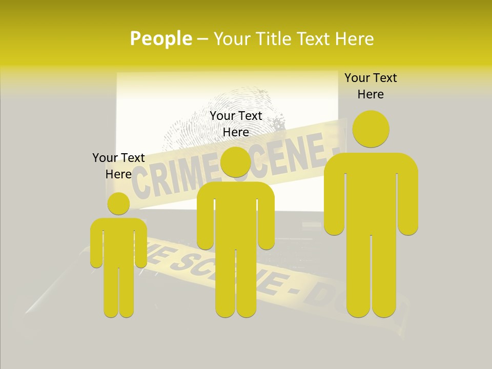 Password Information Fingerprint PowerPoint Template