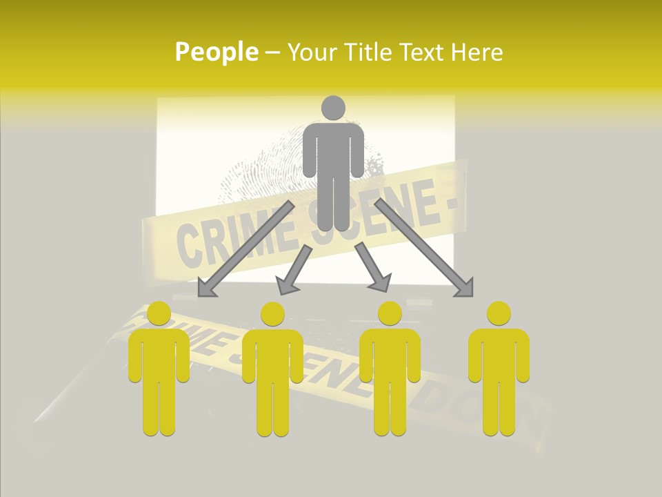 Password Information Fingerprint PowerPoint Template