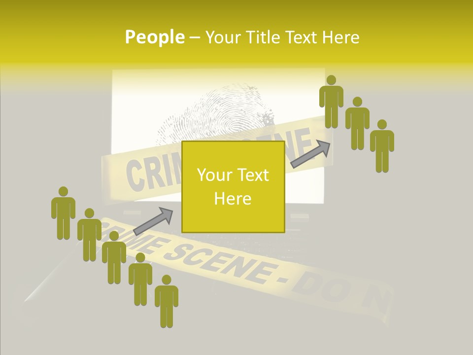 Password Information Fingerprint PowerPoint Template