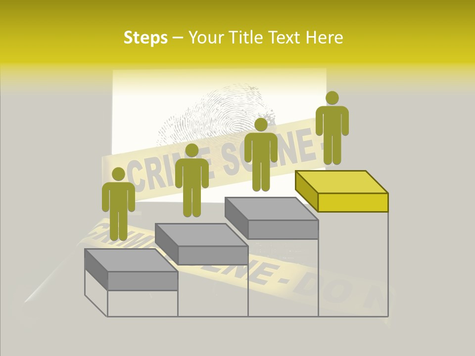 Password Information Fingerprint PowerPoint Template