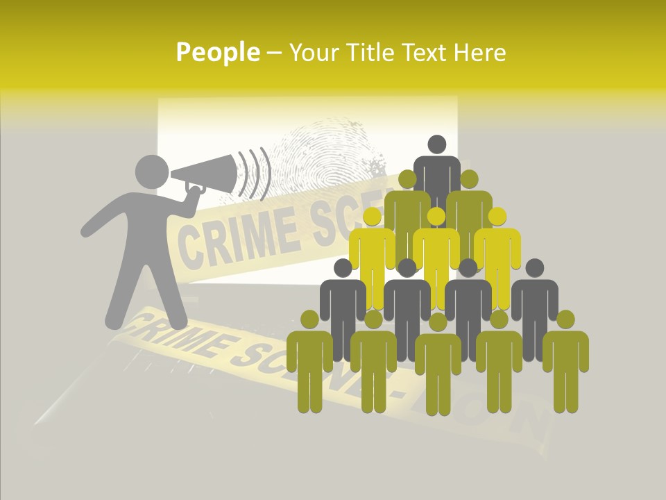 Password Information Fingerprint PowerPoint Template