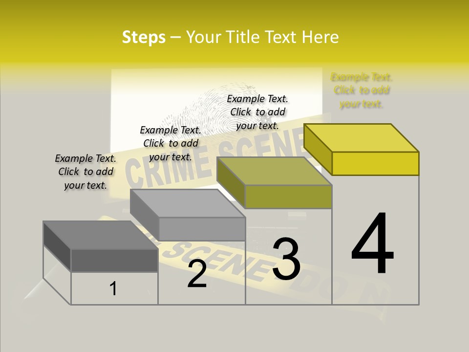 Password Information Fingerprint PowerPoint Template
