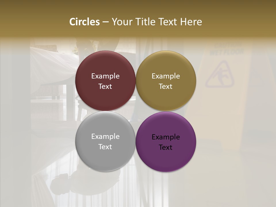 Worker Clean Sign PowerPoint Template