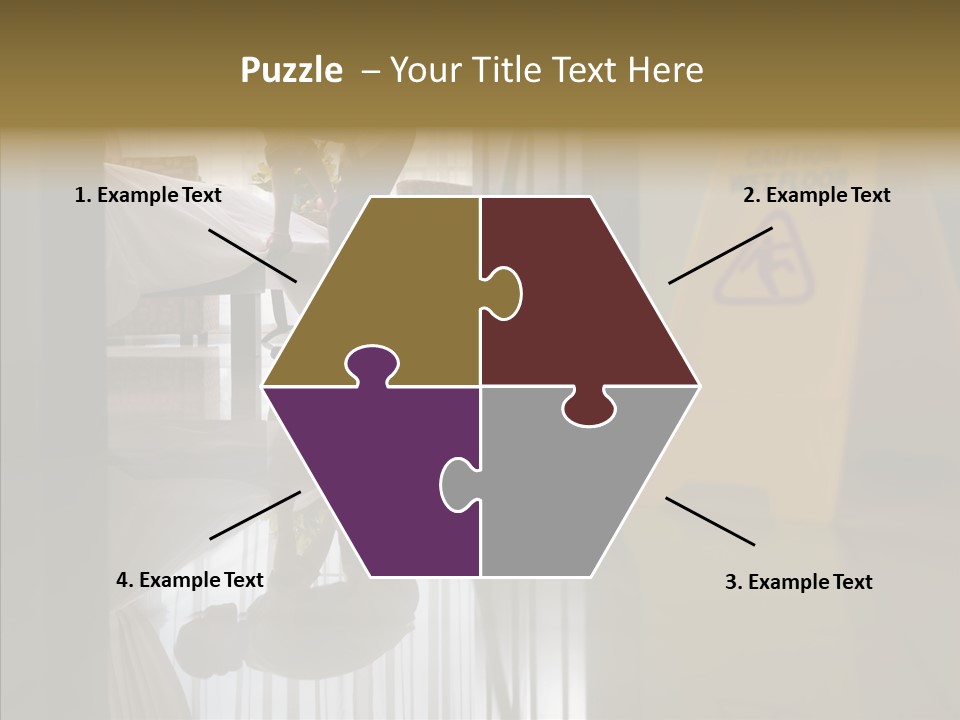 Worker Clean Sign PowerPoint Template