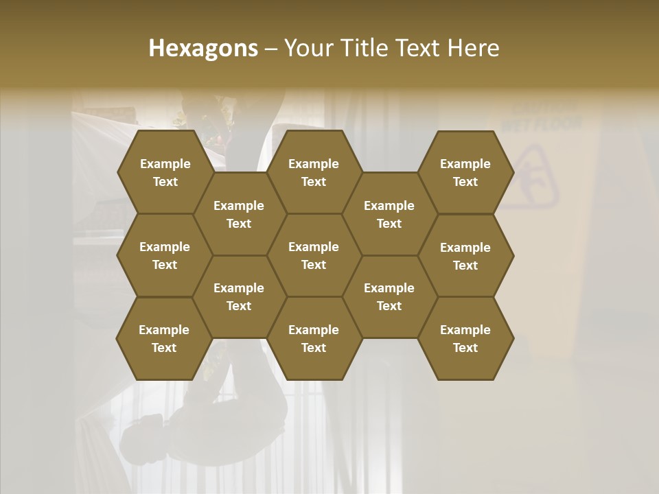 Worker Clean Sign PowerPoint Template