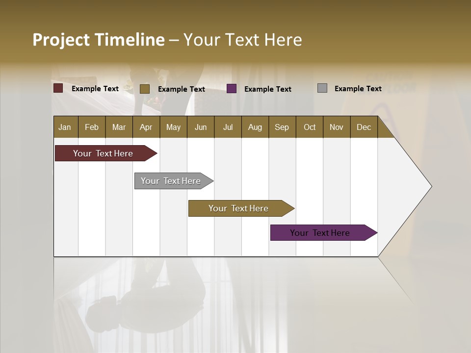 Worker Clean Sign PowerPoint Template