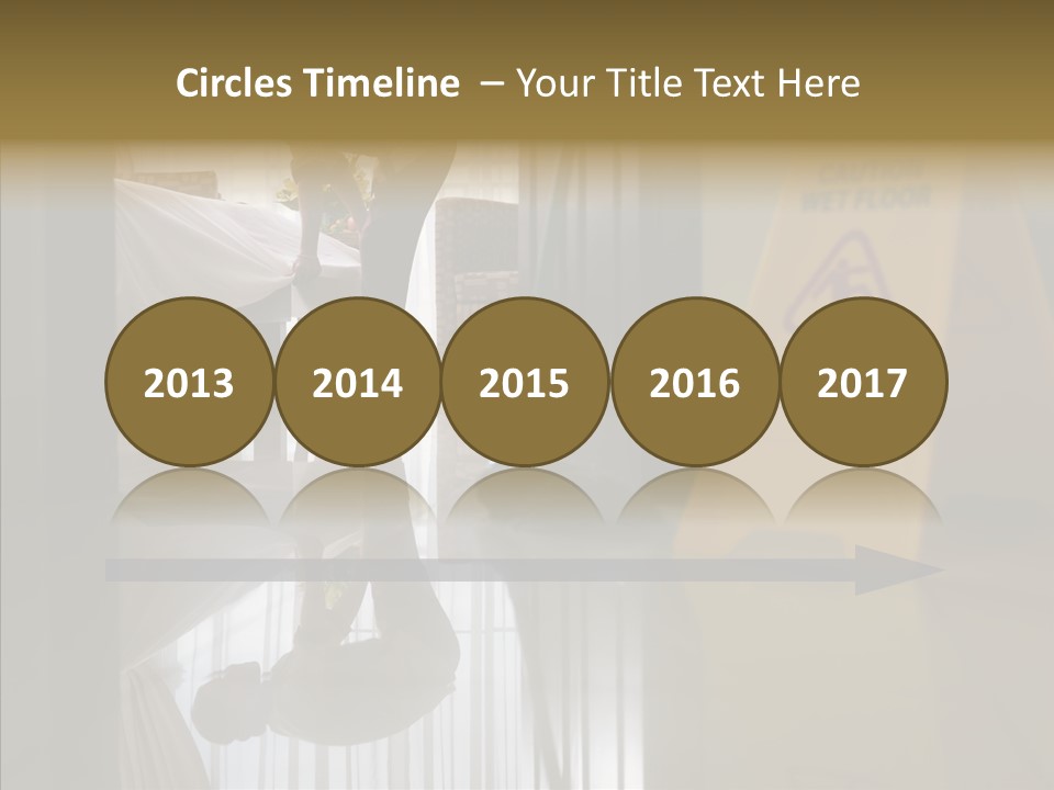 Worker Clean Sign PowerPoint Template