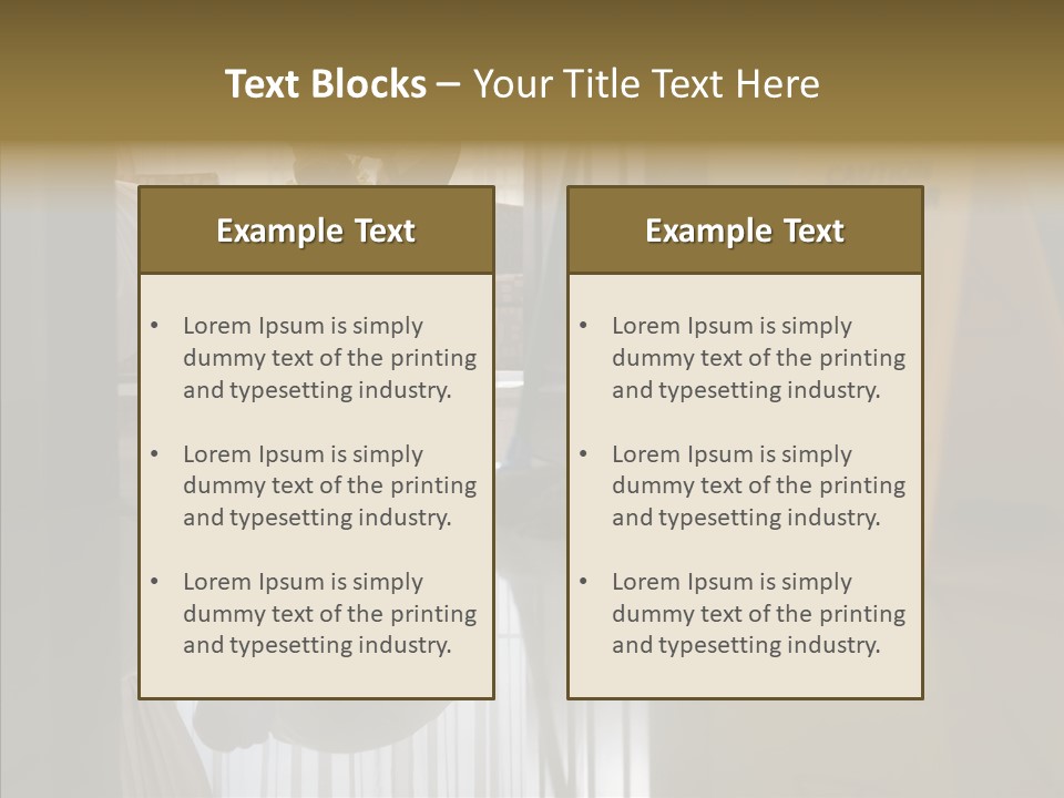 Worker Clean Sign PowerPoint Template