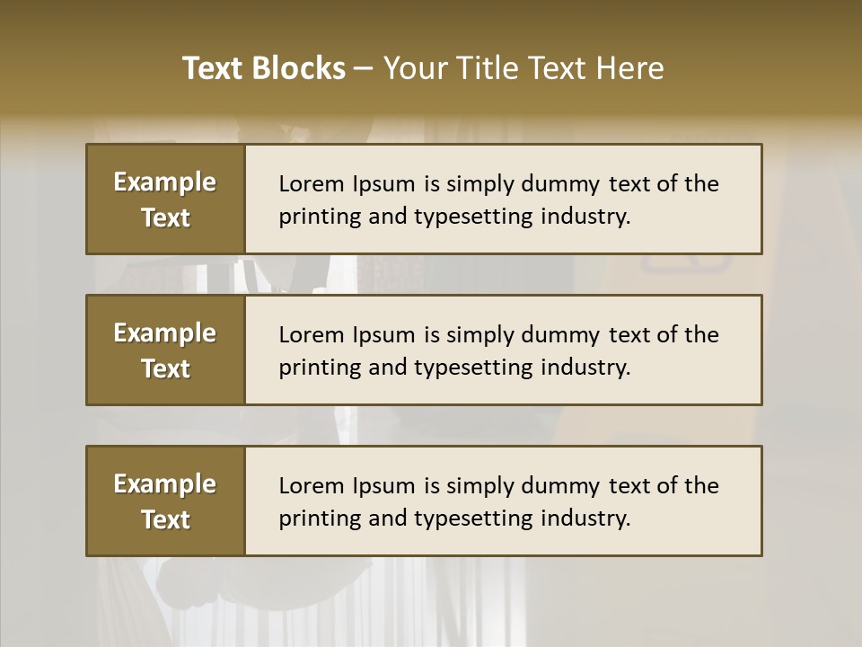 Worker Clean Sign PowerPoint Template