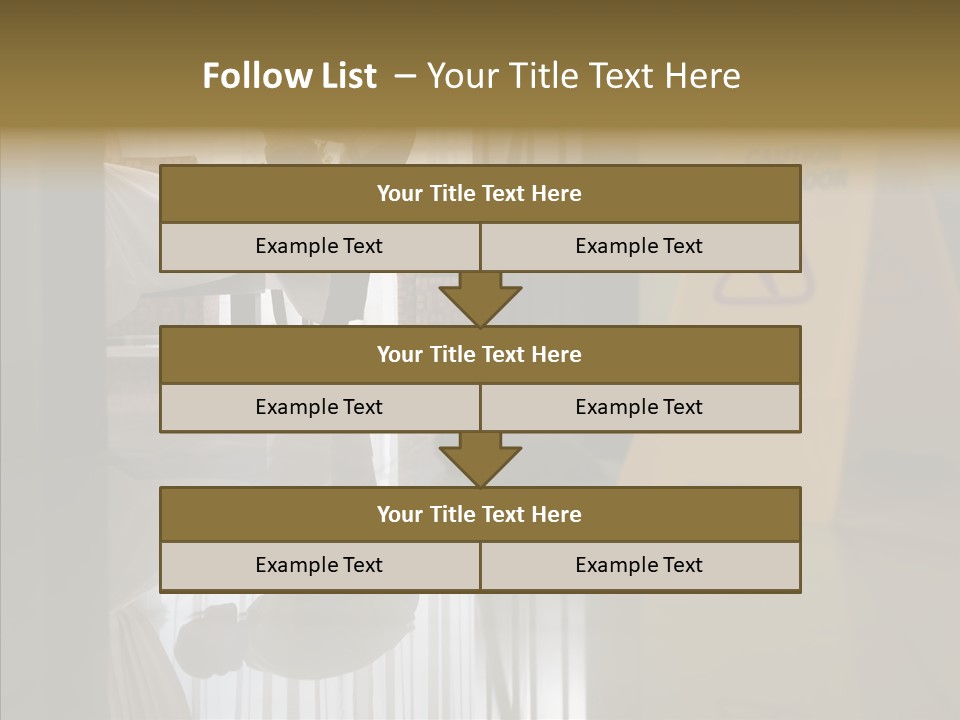 Worker Clean Sign PowerPoint Template
