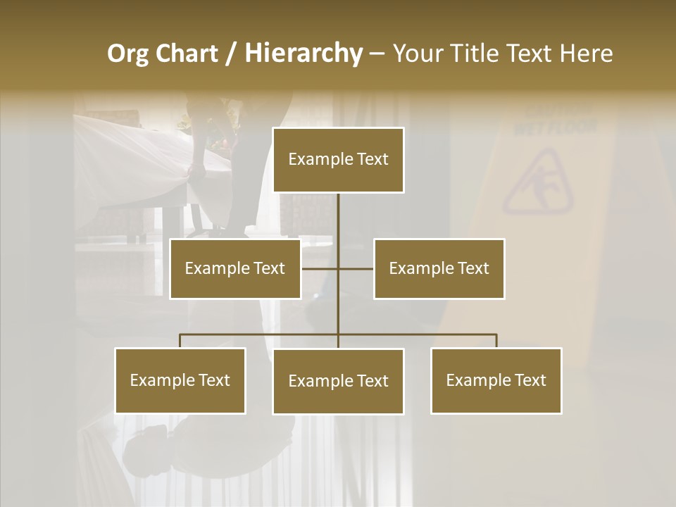 Worker Clean Sign PowerPoint Template