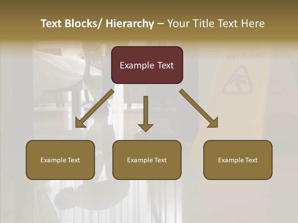 Worker Clean Sign PowerPoint Template