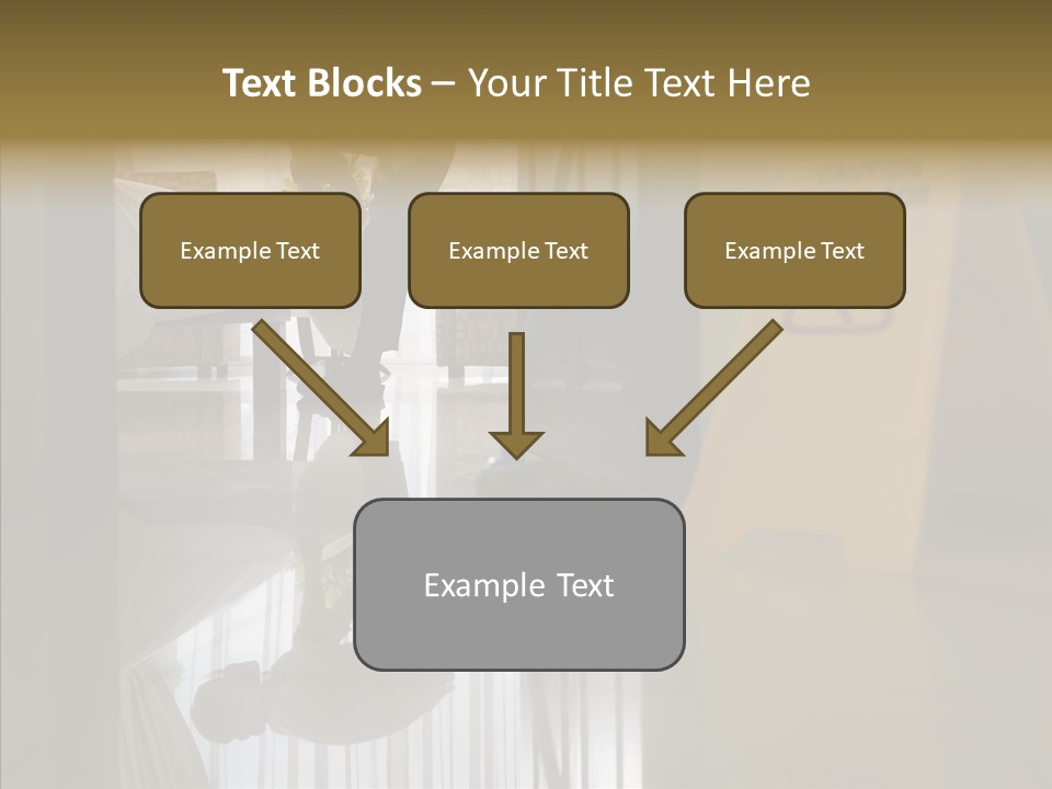 Worker Clean Sign PowerPoint Template