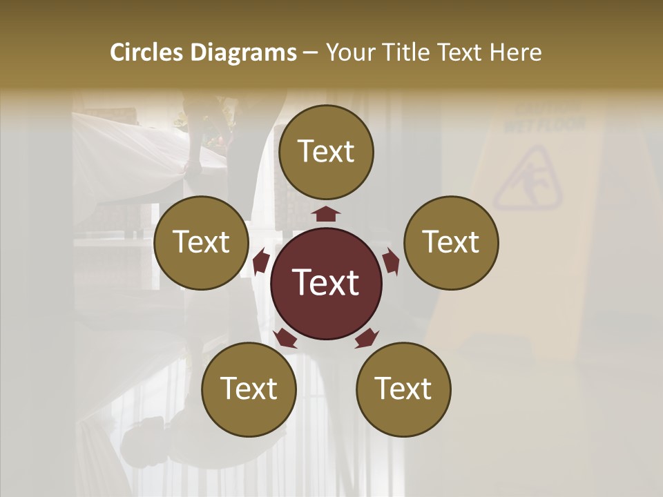 Worker Clean Sign PowerPoint Template