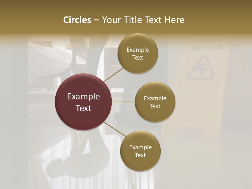 Worker Clean Sign PowerPoint Template