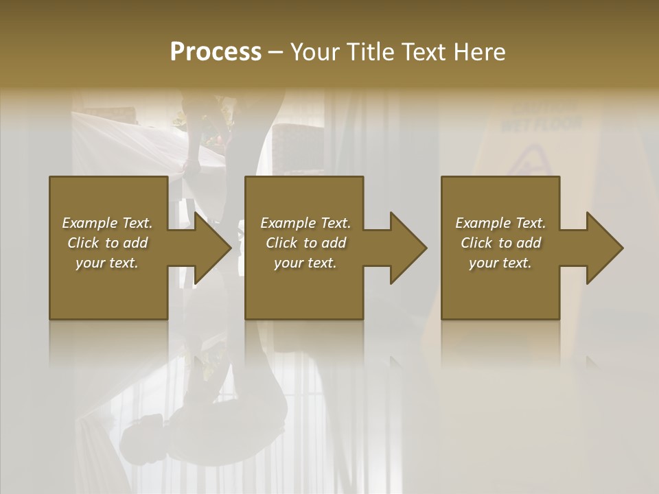 Worker Clean Sign PowerPoint Template