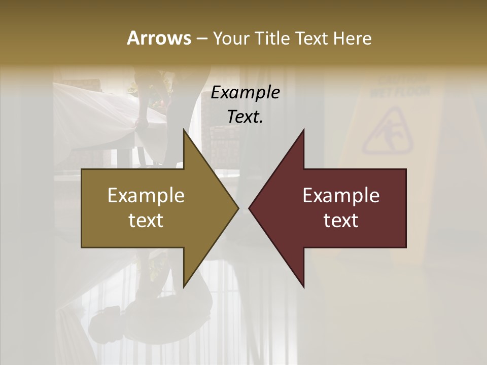 Worker Clean Sign PowerPoint Template