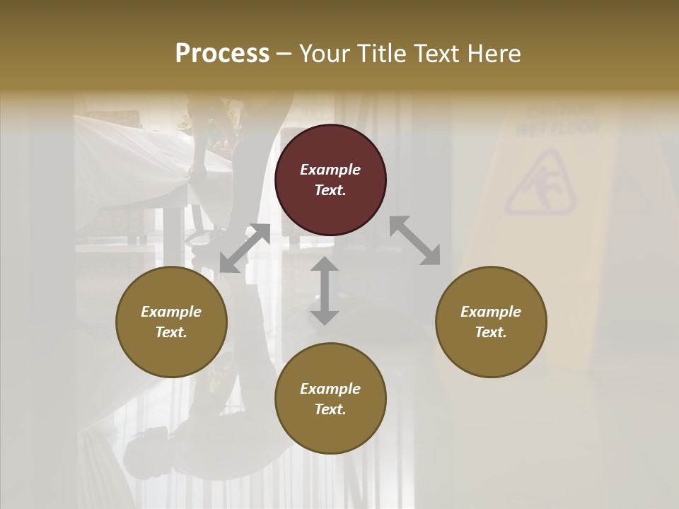 Worker Clean Sign PowerPoint Template