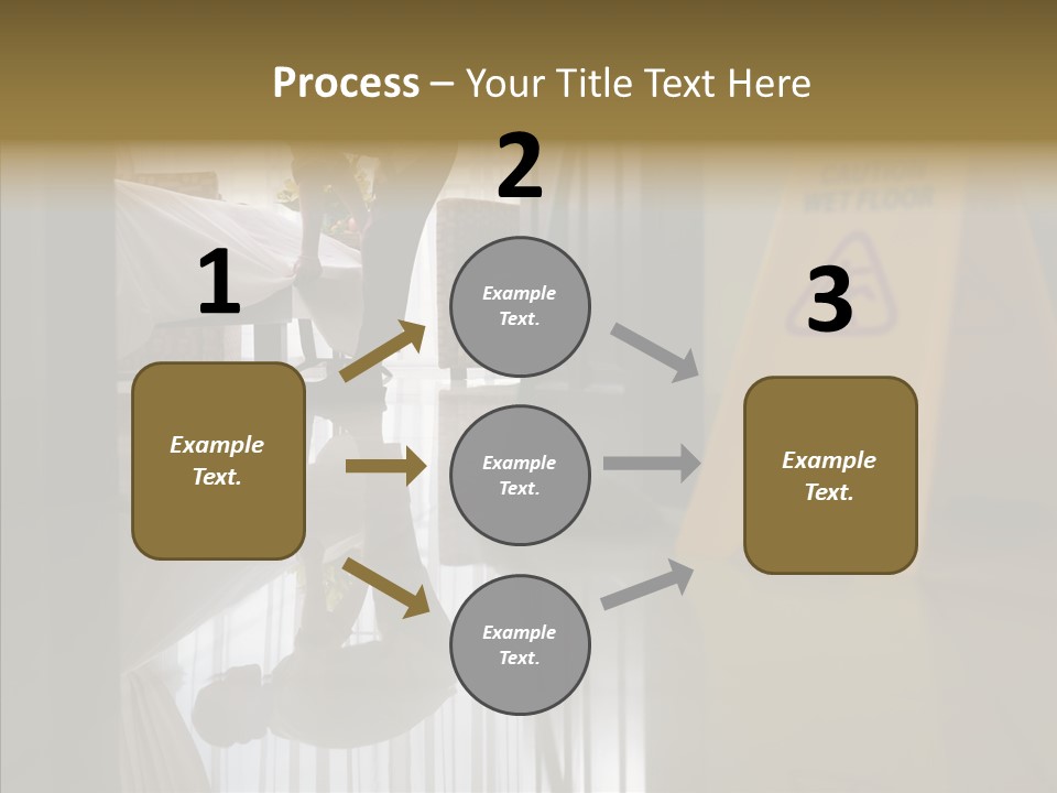 Worker Clean Sign PowerPoint Template