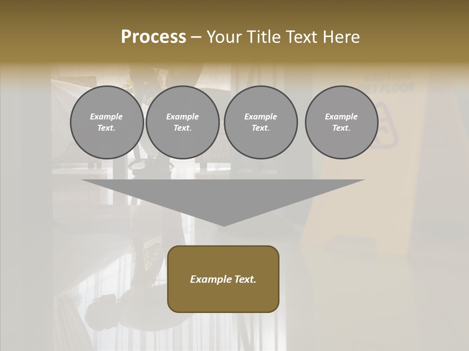 Worker Clean Sign PowerPoint Template