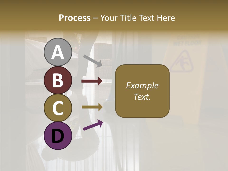 Worker Clean Sign PowerPoint Template