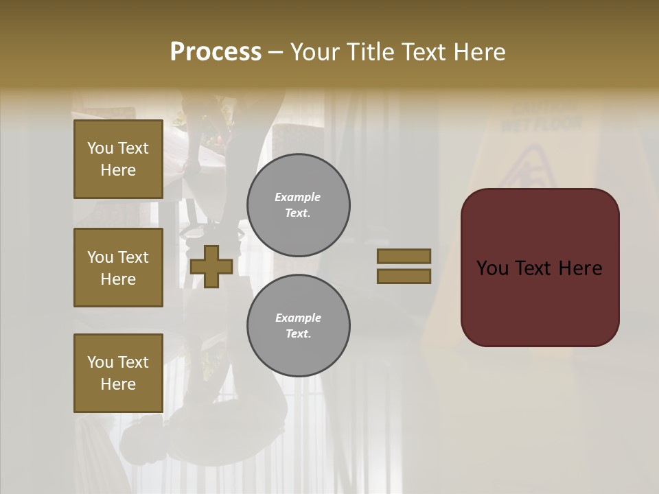 Worker Clean Sign PowerPoint Template