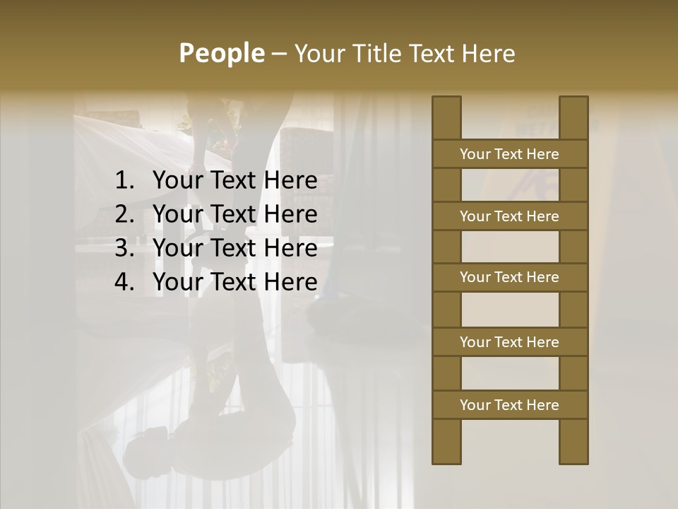 Worker Clean Sign PowerPoint Template