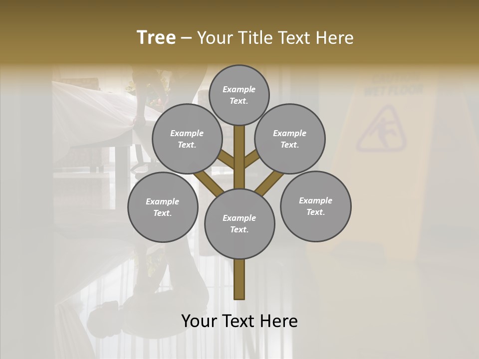 Worker Clean Sign PowerPoint Template