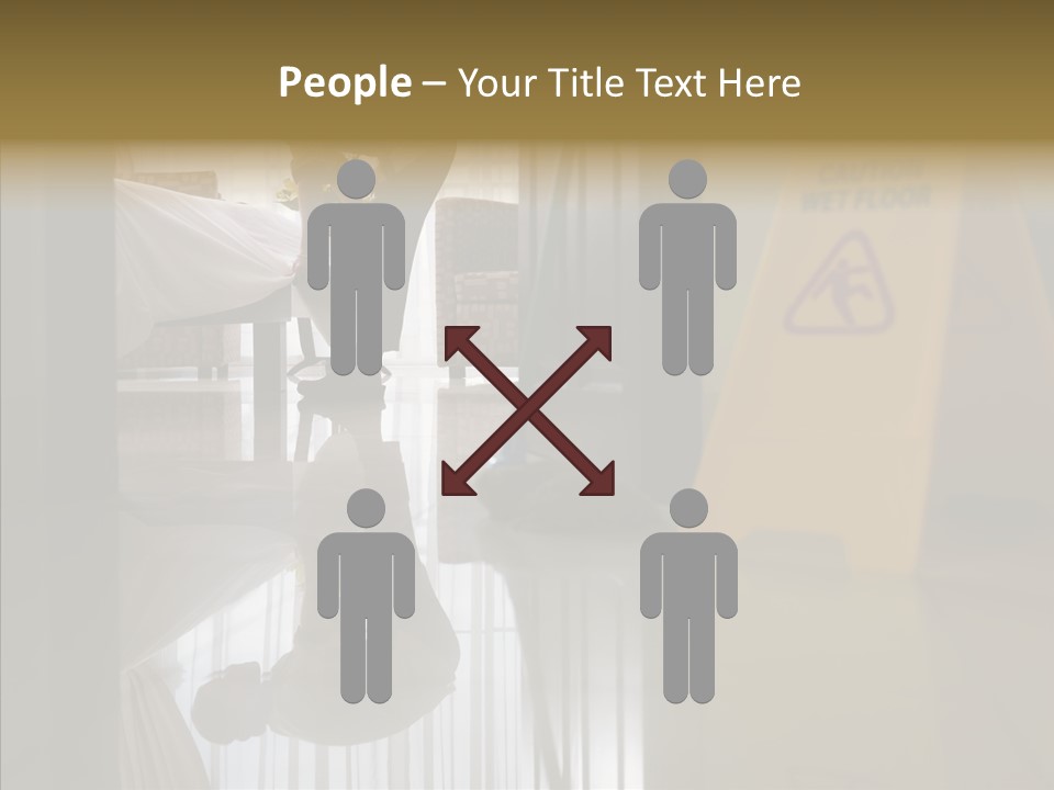 Worker Clean Sign PowerPoint Template