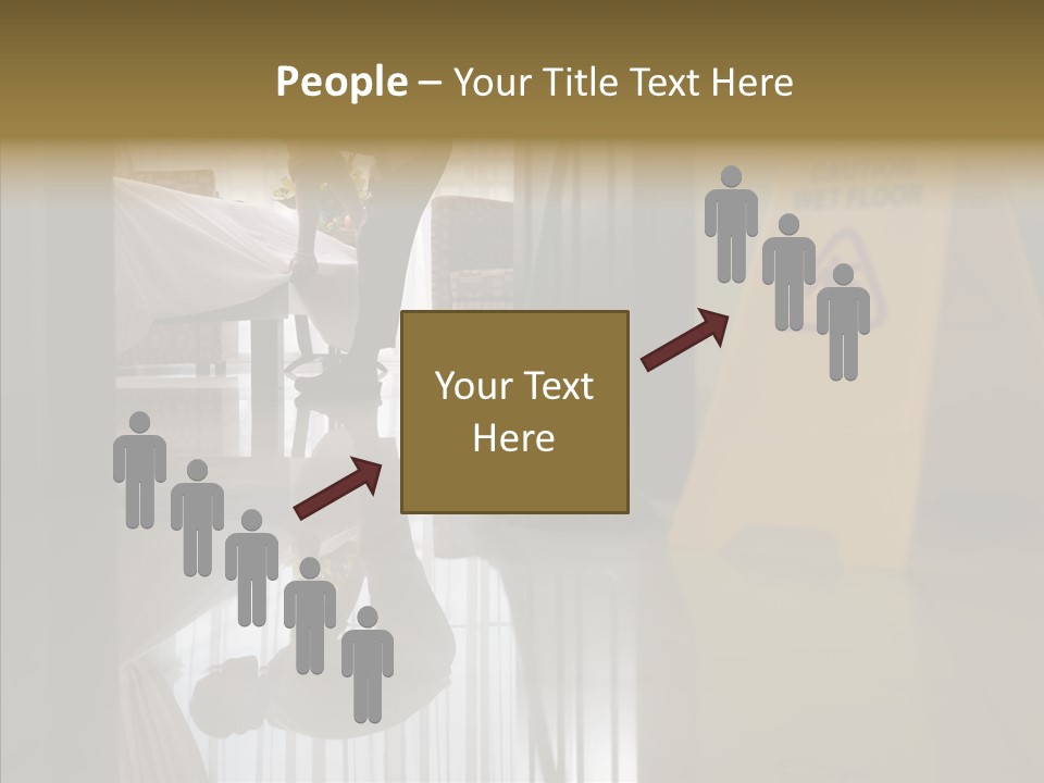 Worker Clean Sign PowerPoint Template