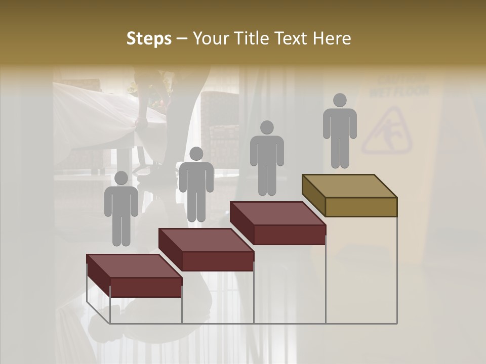 Worker Clean Sign PowerPoint Template