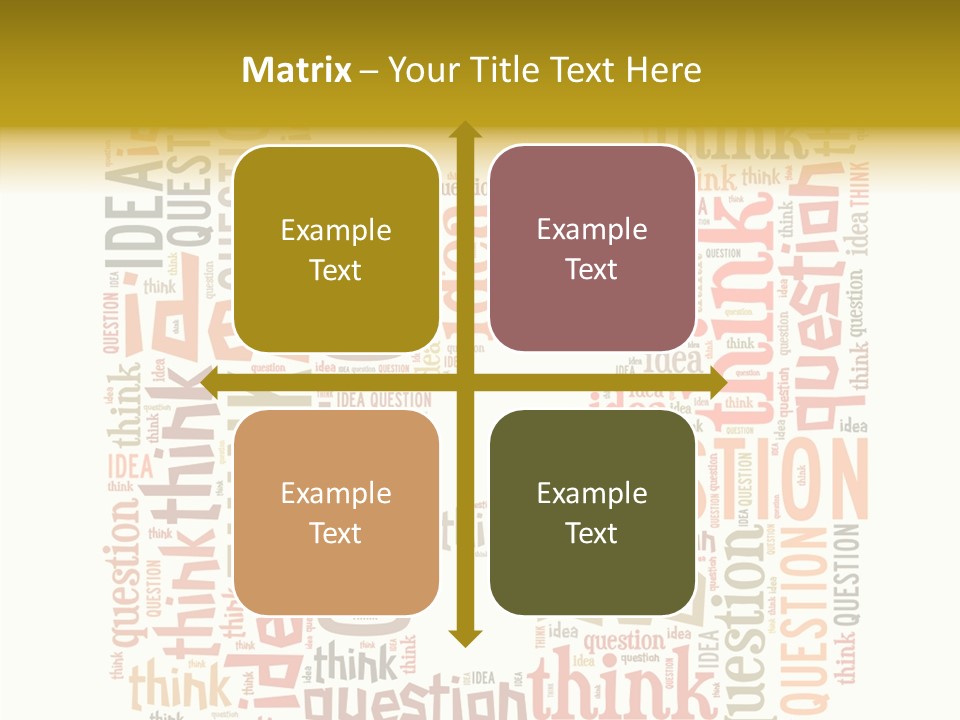 Question Intelligent Abstract PowerPoint Template