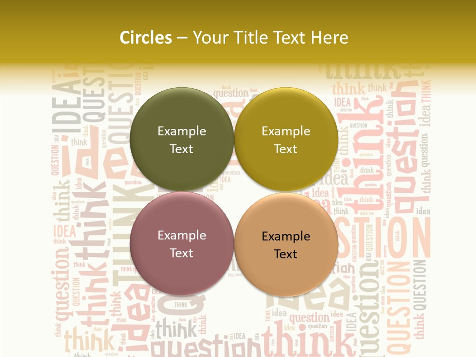 Question Intelligent Abstract PowerPoint Template