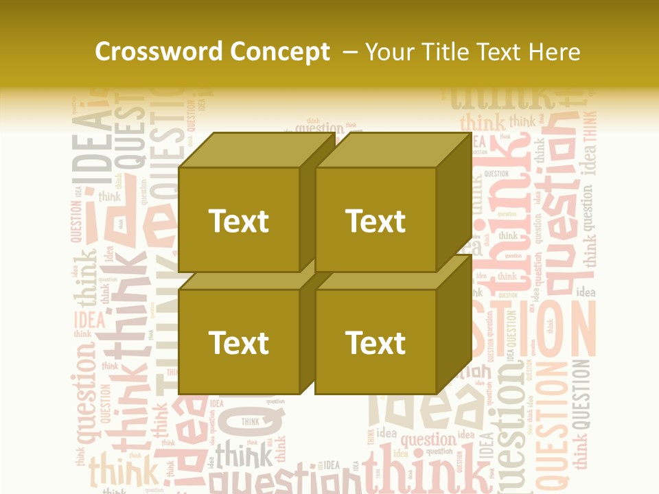 Question Intelligent Abstract PowerPoint Template