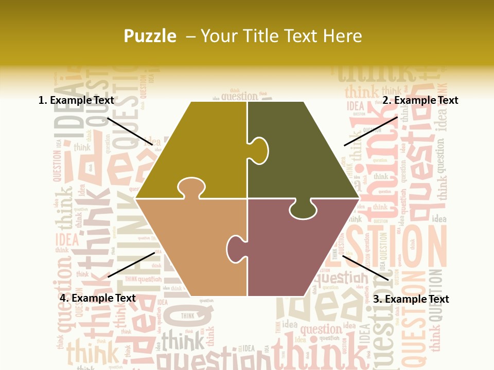 Question Intelligent Abstract PowerPoint Template