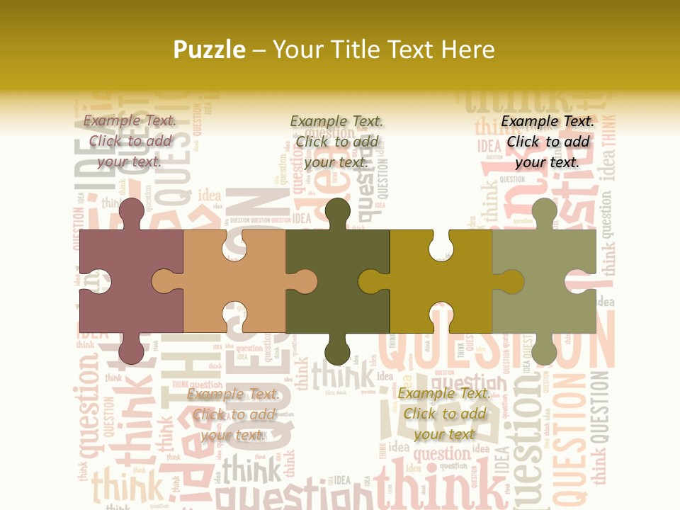 Question Intelligent Abstract PowerPoint Template