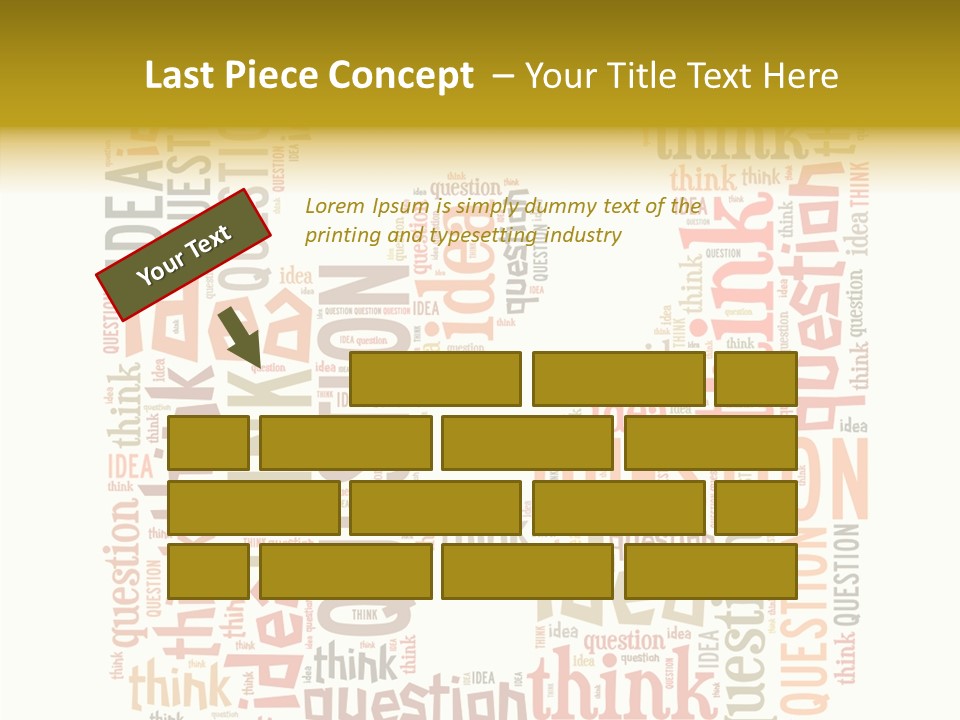Question Intelligent Abstract PowerPoint Template