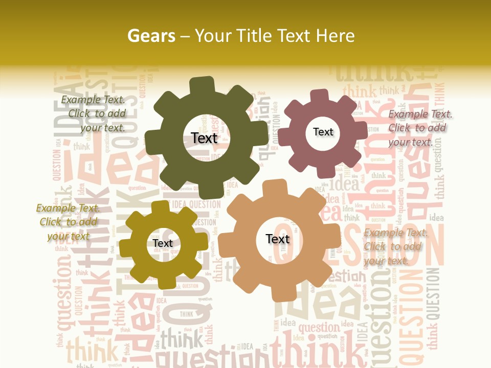 Question Intelligent Abstract PowerPoint Template