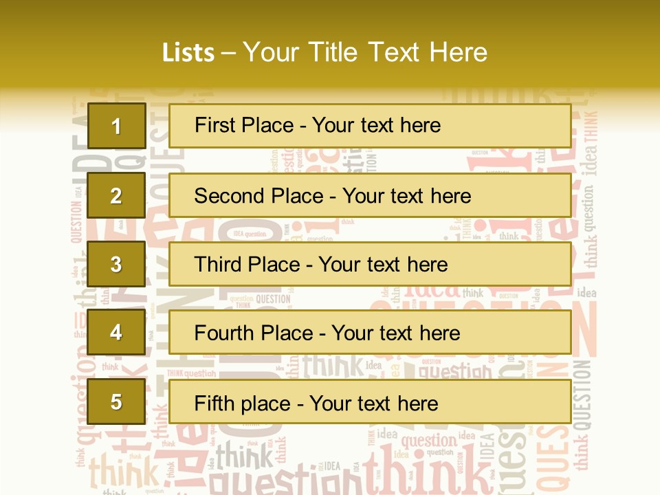 Question Intelligent Abstract PowerPoint Template