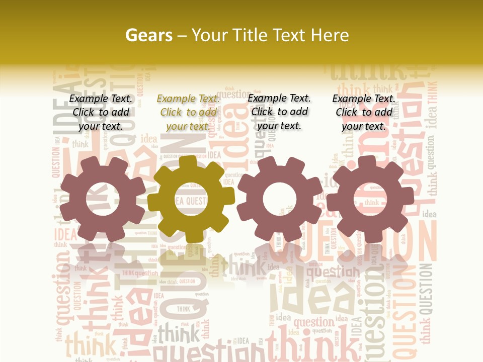 Question Intelligent Abstract PowerPoint Template