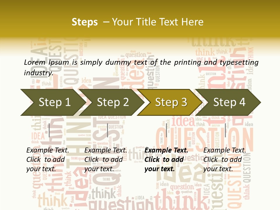 Question Intelligent Abstract PowerPoint Template