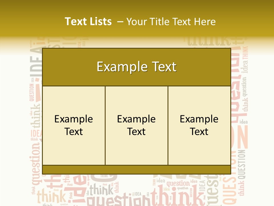 Question Intelligent Abstract PowerPoint Template